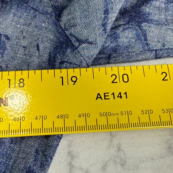 Vintage John Henry USA Denim Dress Sz 12 Cottagecore Prairie Union Made - Picture 11 of 13